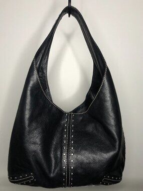 Michael Kors Astor Black Leather Shoulder Bag